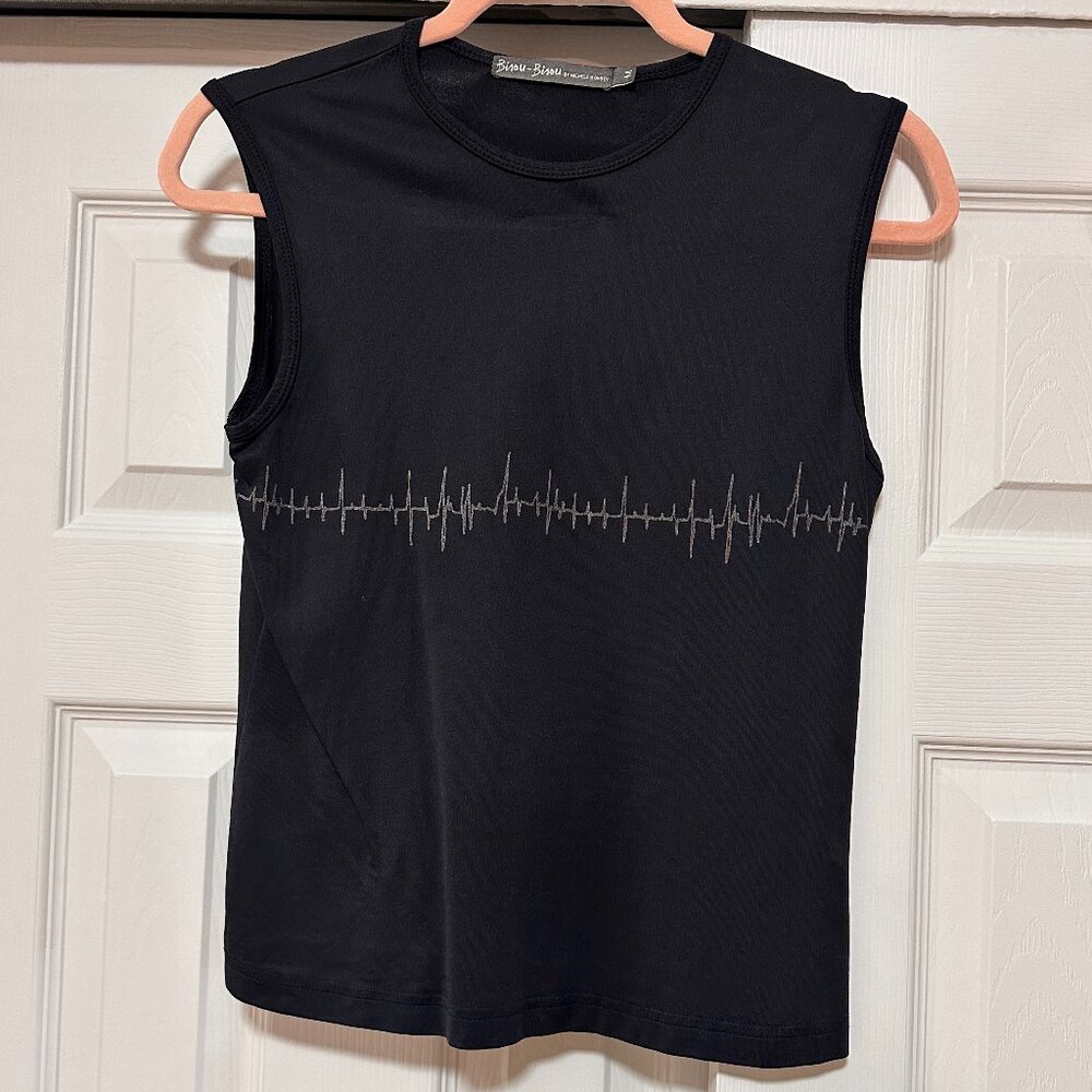 90's Vintage Bisou Bisou sleeveless top